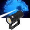 COB LED Diving Flashlight 100m Waterproof Underwater Torch with 3