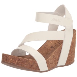 Blowfish Malibu Womens Hapuku Wedge Sandal, Coconut Dyecut, 8.5M
