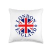London Crown Badge Throw Pillow