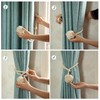 aoozleny Curtain Tiebacks 2 Pack, Curtain Ties, Curtain Holders for
