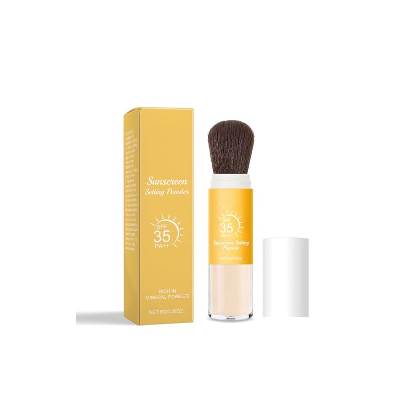 Mineral Sunscreen Setting Powder for Face & Scalp, SPF 35,