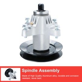 54" Deck Spindle Rebuild Kit for 618-04126 Spindle, for Cub Cadet SLT1554 SLTX1054 SLT5400 SLTX1054 GT1554, for 918-04126 618-04125 Spindle, 3 Blades 742-0677 942-0677,1 138 5/8" Belt 954-0642