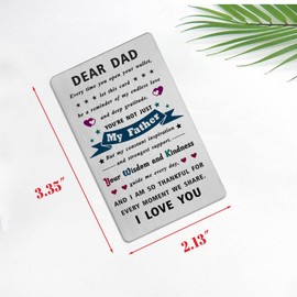 iyaone Gifts for Dad - I Love You Dad Gifts from Son Dauaghter - Ideal Birthday Christmas Father’s Day Present for Dad