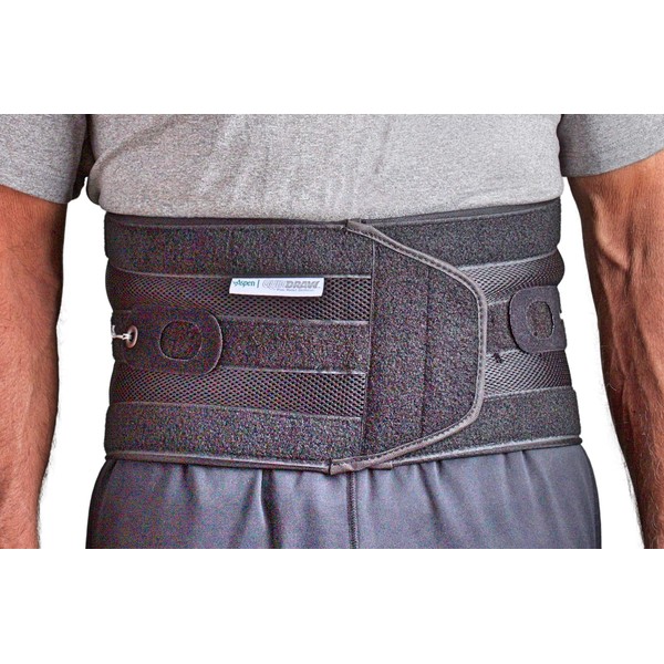 Aspen Quikdraw PRO Back Brace with Pulley System for Lower-Back and Lumbar Pain Relief, Medium