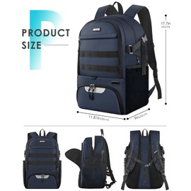 BROTOU Basketball Bag Backpack, Backpacks for Sports Soccer Volleyball Football Gym Backpack with Shoe & Ball Compartment