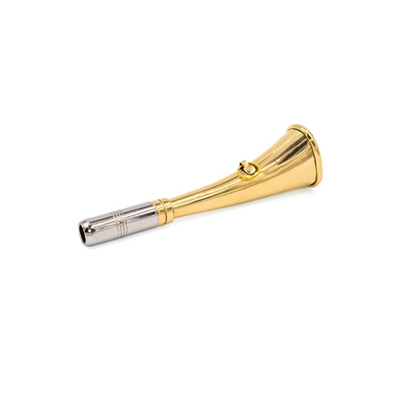 Hunting Horn Fog Horn 16 cm Polished Brass