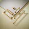 khtumeware 2 Pack Brushed Brass Cabinet Pulls 6 Inch(152MM) Hole