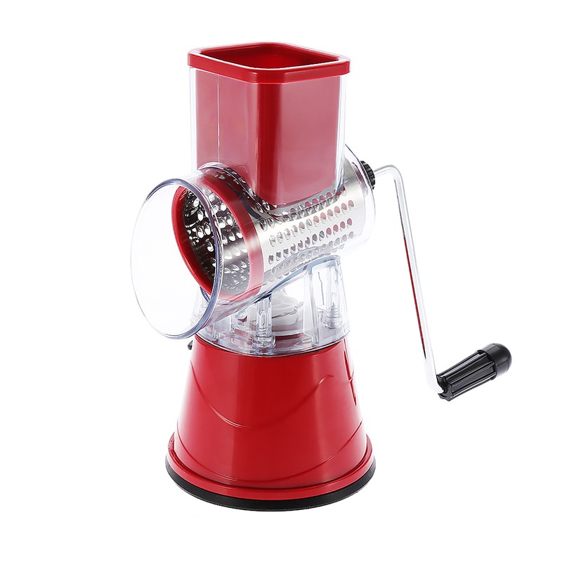 Manual Rotary Drum Grater Stainless Steel Cheese Grater Vegetables Cutter