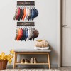 FANGSUN Hat Rack for Wall, Wooden Baseball Cap Organizer with