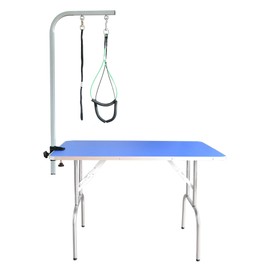 SHELANDY Professional pet Grooming Table with Double leashes and clamp for Large and Medium Dogs (Large (43.5 * 23.5 inch))