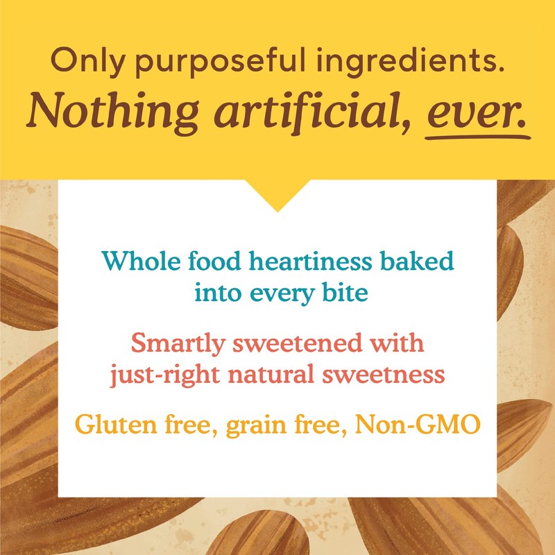 Simple Mills Soft Baked Almond Flour Bars, Chocolate Brownie, Nothing