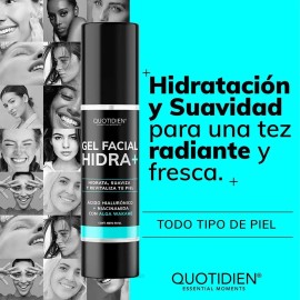 Gel Facial Hidratante Con Ácido Hialurónico + Niacinamida - Skin Care para Todo Tipo De Piel - Crema Hidratante Antienvejecimiento - Líneas de Expresi