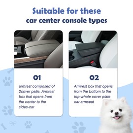 Dog Car Seat for Small Dog,Console Pet Booster Seat for Puppies 5-10 Pounds Travel Carrier
