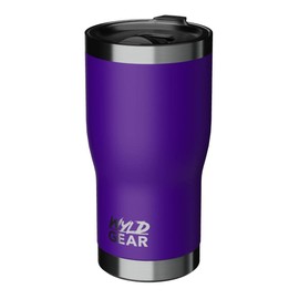 Wild Gear WYLD GEAR Double Wall Tumbler with Lid and Bottle Opener Keeps Cold and Hot 20oz 592ml Purple