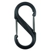 Nite Ize SBP4-03-01BG S-Biner Plastic Size-4 Double Gated Carabiner, Black