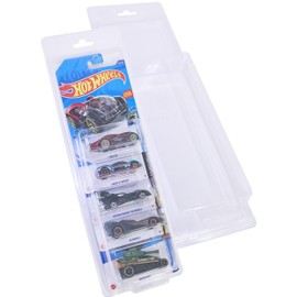 Protector Case for Hot Wheels Mainline 5-Pack - Display 5 Separate Cars Clamshell Design (20 Pack)
