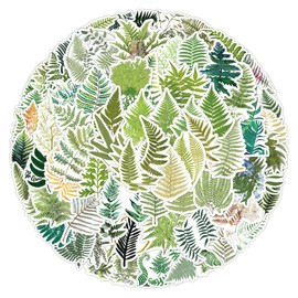 100 Packs Green Leaves Stickers Water Bottles Laptop Phone Computer Guitar Skateboard Hydroflasks Green Plant Vinyl Sticker Waterproof Aesthetic Trendy Decals for Kids Teens Girls Adults