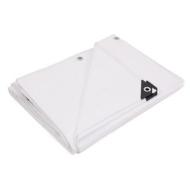 Kotap TRW-1020 Multi-Use, Waterproof Heavy-Duty Protection/Coverage Tarp, Superior Weave for Greater Longevity 8-mil, Size: 10' X 20', White