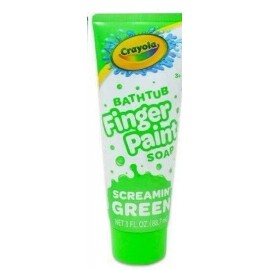 Crayola Bathtub Finger paint soap blue red green pink purple U pick Easter  - green