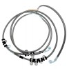 R&C Front Braided Brake Hose Line Assembly For 64'' Can-Am Maverick X3 Turbo 2017-24