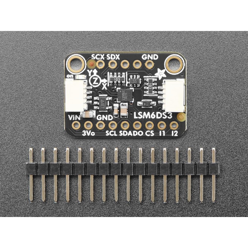 Adafruit LSM6DS3TR-C 6-DoF Accel + Gyro IMU, STEMMA QT/Qwiic, 4503