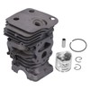 Cylinder Piston Ring Circlip Kit 44mm Replacement for Husqvarna 445