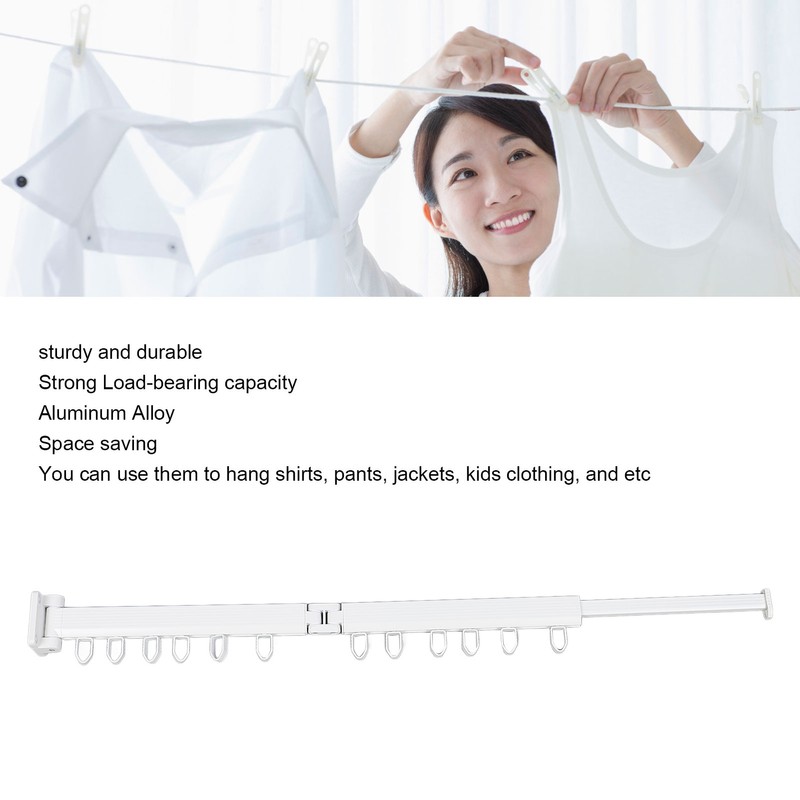 Clothes Drying Rack Wall Mounted Laundry Rack Space Saving for
