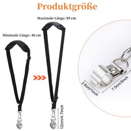 Yweller Nylon Shoulder Strap Carry Strap for Brush Cutter, Brush Cutter, Edge Cutter, Adjustable Carry Strap, Compatible with Most Grass Trimmers such as Stihl, Einhell, EGO AP1500 56V etc.