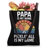 Pickleball Is My Game Papa Paddle Smash Match Tote Bag