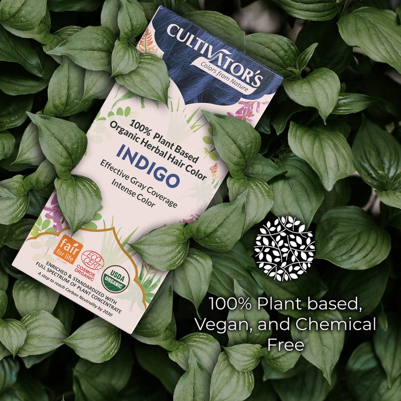 Cultivator's Organic Herbal Hair Colour - Indigo 100 g
