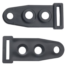 ZZLZX 12PCS Tent Foot Fixing Buckles Outdoor Activity Rope Tightener Three Eye Buckle Tent Corner Adjusting Buckle Plastic Rope Stretcher Used for Camping Hiking Picnic Travel Accessories Black