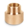 Radiator Valve Extension Nipple Round Brass 1/2 x 15 mm