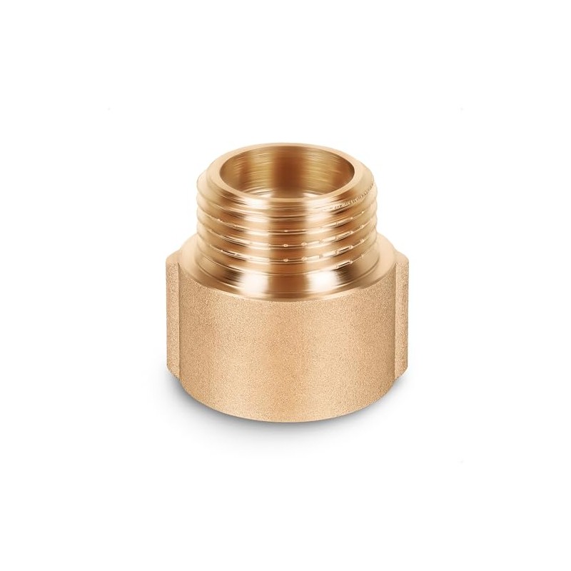 Radiator Valve Extension Nipple Round Brass 1/2 x 15 mm