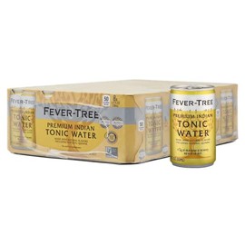 Fever-Tree Premium Indian Tonic Water Cans, No Artificial Sweeteners, Flavorings & Preservatives, 5.07 Fl Oz (Pack of 8)