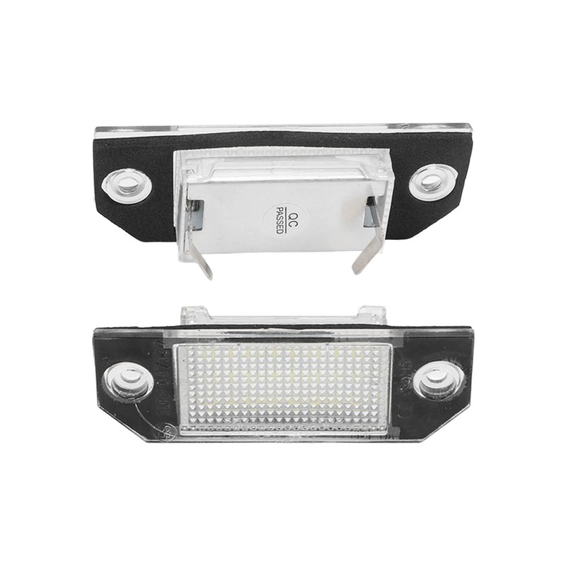 Pair LED Licence Plate Light Anti Rear End Collision Replacement