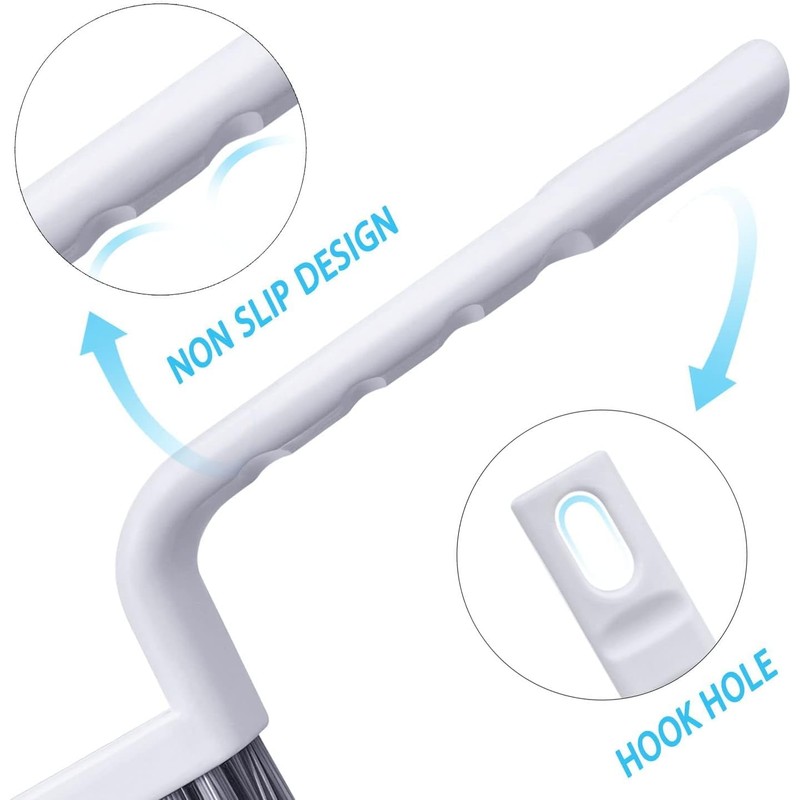 Lumkew Grout Brush Cleaning,Hard Bristle Grout Cleaner for Tile Floors,Bathroom