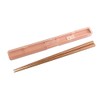 Sabu Staple Antibacterial Slim Chopsticks & Case 20 Pink 377211