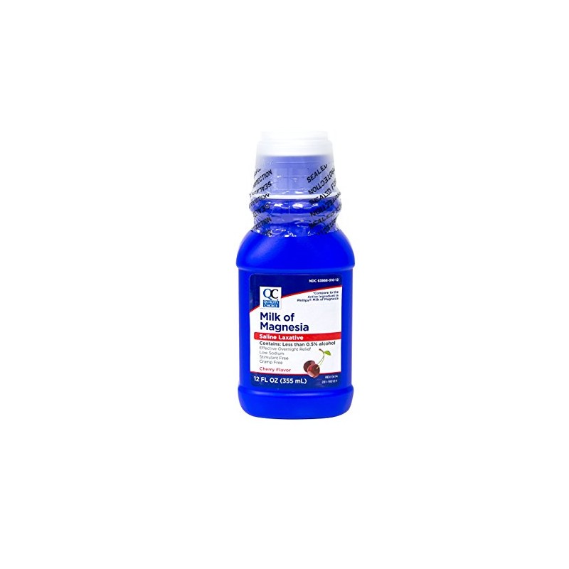 Quality Choice Milk of Magnesia Cherry Flavor 12 Fl Oz