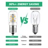 KEIVO LED Microwave Light Bulbs Under Hood, 3W 380LM, E17