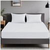 Soft & Cozy Non Iron Percale Sheets, Plain Bedding Bedsheets,