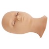 Lash Mannequin Head Soft Silicone Replaced Eyelids Mannequin Head for