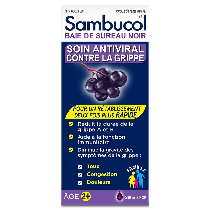 Sambucol Black Elderberry Anti-Viral Flu Care | Quickly Relieves Cold