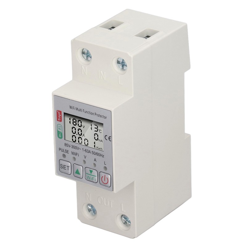 WiFi Smart Power Meter Switch for Tuya Energy Circuit Breaker