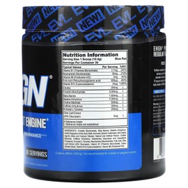 EVLUTIONNUTRITION ENGN 프리-워크아웃 엔진 블루 라즈 맛, 312g, 1개 EVLUTIONNUTRITION ENGN Pre-Workout Engine Blue Raspberry Flavor, 312g, 1 Unit