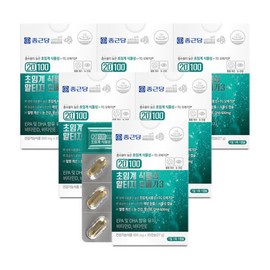 Chong Kun Dang 20100 Microalgae Plant-based RTG Omega-3 6 Boxes / 70% Purity, Improves Blood Circulation and Dry Eyes / 종근당 20100 미세조류 식물성 알티지 오메가3 6박스  순도 70% 혈행 건조한눈 개선