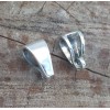 Sterling Silver Open Loop Pendant Bail 6mm x 10mm .925