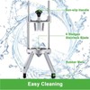 Commercial Lemon Cutter with V-Shaped 420 Stainless Steel Blades 6-Section