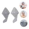 BIUDECO Shower Cap Set Towel Bathing Cap for Dry Hair
