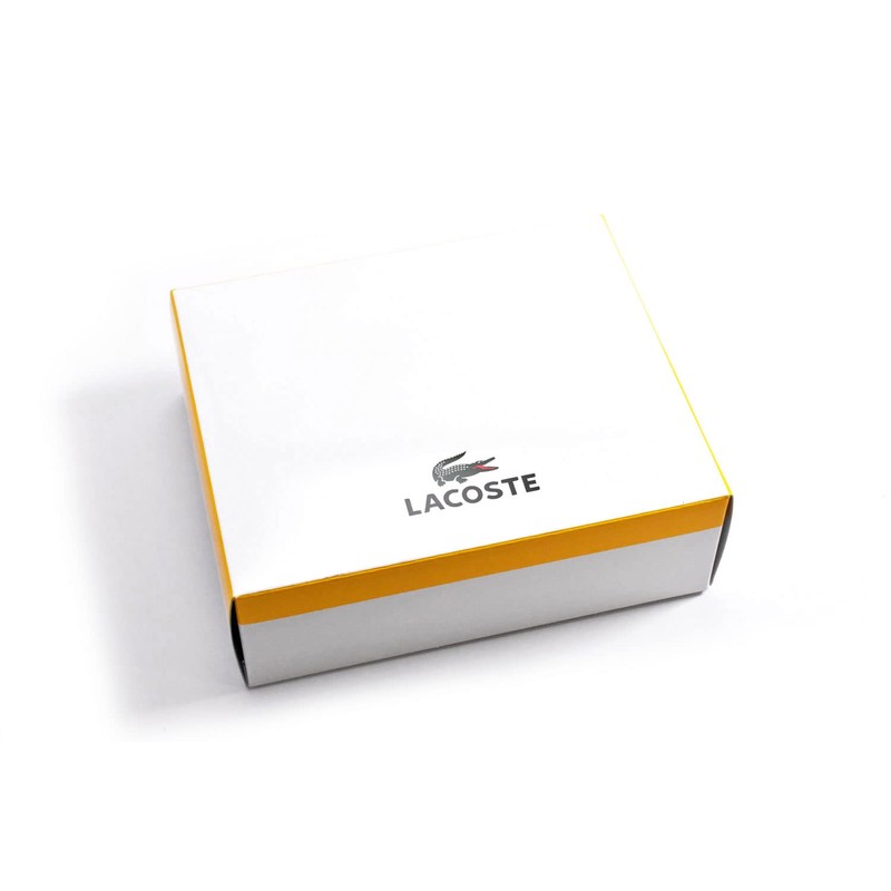 Lacoste LB84670 Men's Cow Leather Business Belt, dark brown