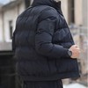 Winter padding lightweight short men men's outerwear jumper jumper lightweight padding short padding winter padding winter jumper HJ Black 2XL